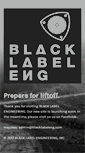 Mobile Screenshot of blacklabelengineering.com