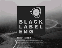 Tablet Screenshot of blacklabelengineering.com